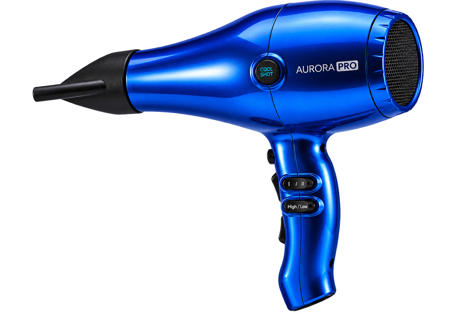 Luxury electric blue hair dryer